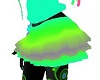 -x- cutie neon skirt