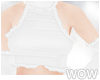 lPl RUFFLE-TRIM TOP ~Wt.