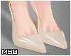 B | Taper Brown Heels