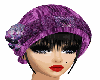 Purple  Female Fur hat