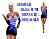 SUMMER/BLUE/MINI/DRESS