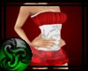WhiteVelvet corset dress