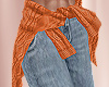 T- Waist Sweater orange
