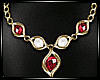 RED RUBY GOLD CHAiN