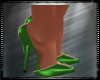 Emerald Satin Night Pump