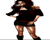 blackred mini dress