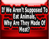 Eat Animals Sticker