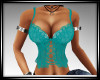 Teal Lace Top