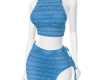 MK CROCHET BLUE DRESS