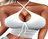 MM WHITE BUSTY TOP