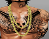 MENS DOUBLE GOLD CHAIN