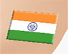 Indian flag badge f/M