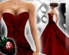 !! Red Black Ball Gown2