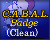 C.A.B.A.L. Badge (Clean)