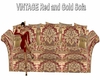 RED&GOLD Vintage Sofa