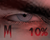 M. Eyelids Closed 10%