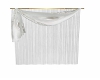 Right side white curtain