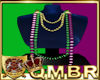 QMBR Necklace Mardi Gras