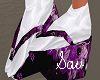 Purple/Blk Kimono Shoes