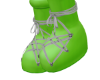 Retro Green Boots