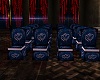 BMM Blue Pink Wed Chairs