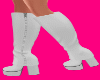 White Gaiter Boots