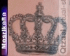 King Hands Crown Tattoo
