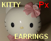Px Kitty earrings