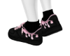 pink drip shoes