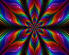 Animated rainbow sticker