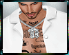 Open Shirt White Tattoo