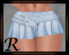 Denim Skirt+Belt Lt Blue