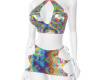 3D TRIPPY LV DRESS