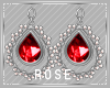 Heart of Ruby Earrings