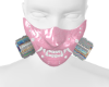 SB Pink/Silver Oni Mask