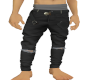 black ripped jeans