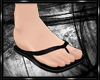 *D Black Sandals Male