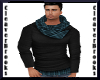 (CB) Sweater With Scarf