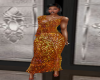 TEF GOLD GLITTER GOWN