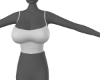 ꫀ white cami tee