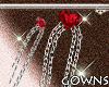 Ruby N Chain Earrings