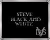 Steve Black & White Top