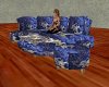 Asian Blue Couch