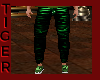 GREEN LEATHER TROUSERS