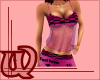 Top for pants blk pink