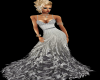(MC)Silver Feather Gown