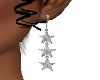 Silver STAR Earrings