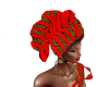 TEF NATIVE RED HAIR WRAP