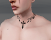 Cross Tattoo Neck