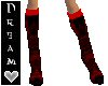 Black w/ Red Boots